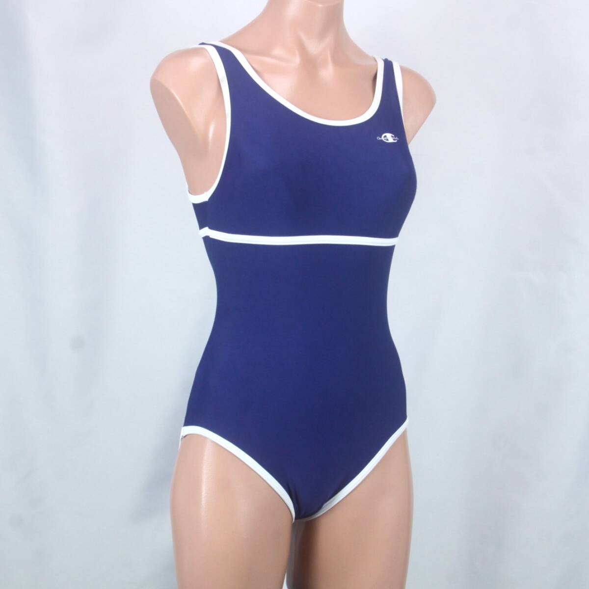 U8287★チャンピオン 水着 レディース ワンピース ネイビー ブルー 水泳 競泳 女子 スイムウェア スイミング プールの画像2