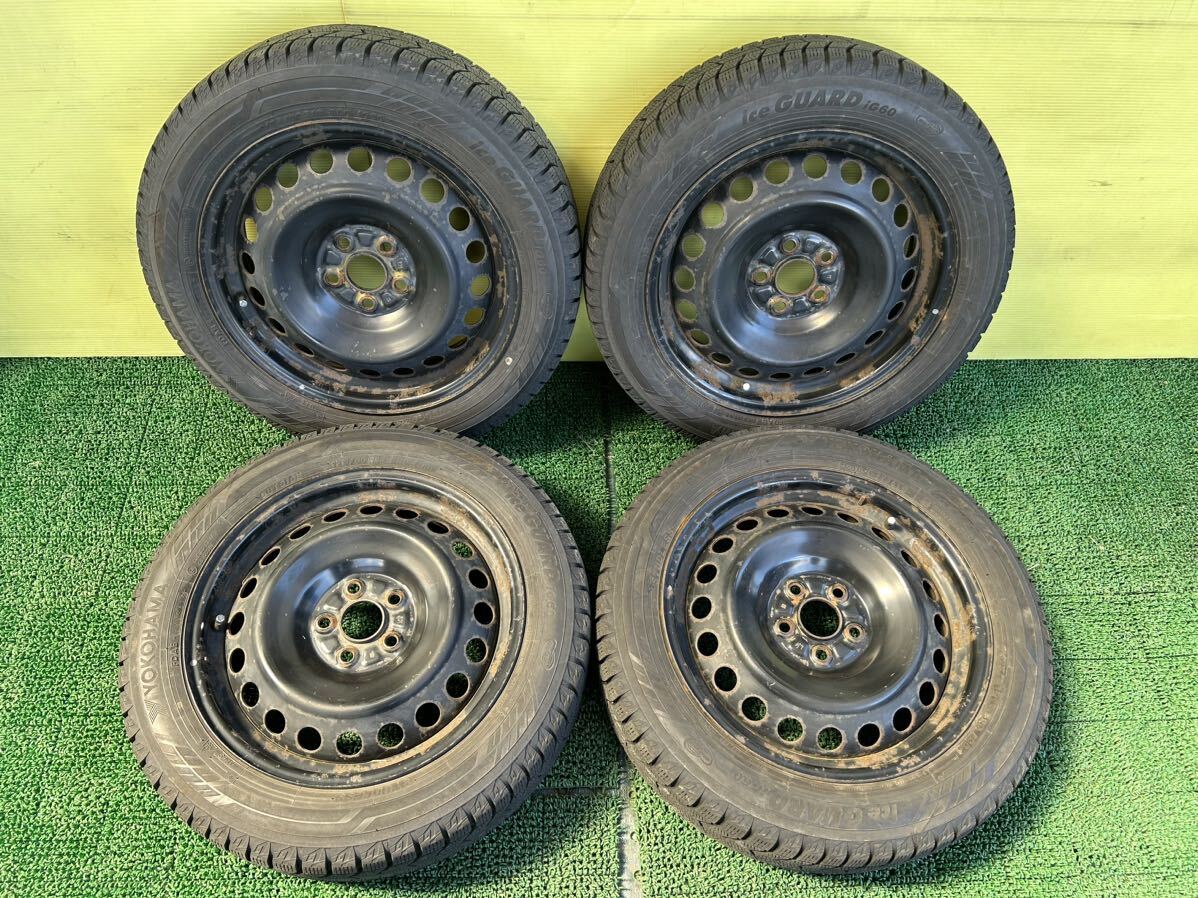 175/60R16 2019年スダットレス ヨコハマice GUARD IG60 4本セットトヨタラクティス120系 / スバルトレジア5穴PCD100ET+39 16×5.5Jハブ54mm_画像2