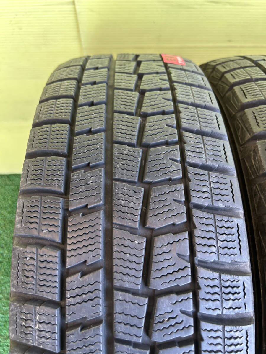 185/60R15 2018年スダットレス DUNLOP WINTER MAXX ４本セット　トヨタ アクア NHP10 刻印WM 4穴 PCD100 15X5J ET+39 ハブ54mm_画像9