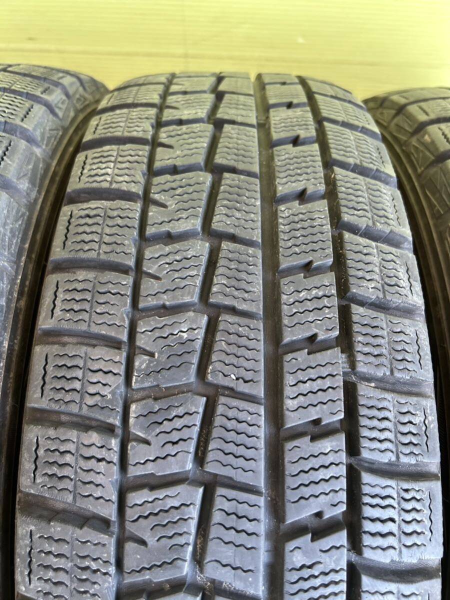 185/60R15 2018年スダットレス DUNLOP WINTER MAXX ４本セット　トヨタ アクア NHP10 刻印WM 4穴 PCD100 15X5J ET+39 ハブ54mm_画像7