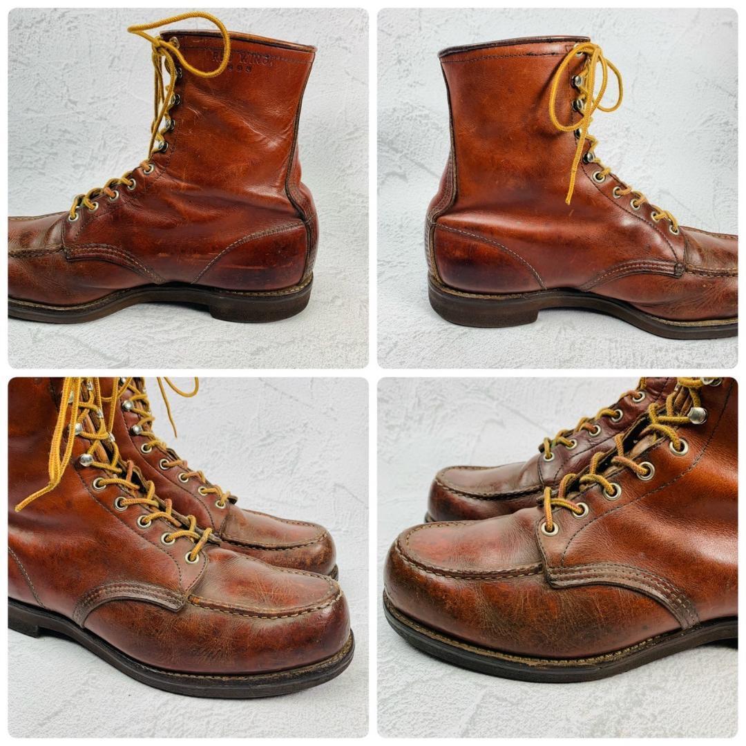 【希少】レッドウイング RED WING 80s ロング アイリッシュセッター 茶 ブラウン 12 30cm ロガー アウトドア トレッキング マウンテン_画像8