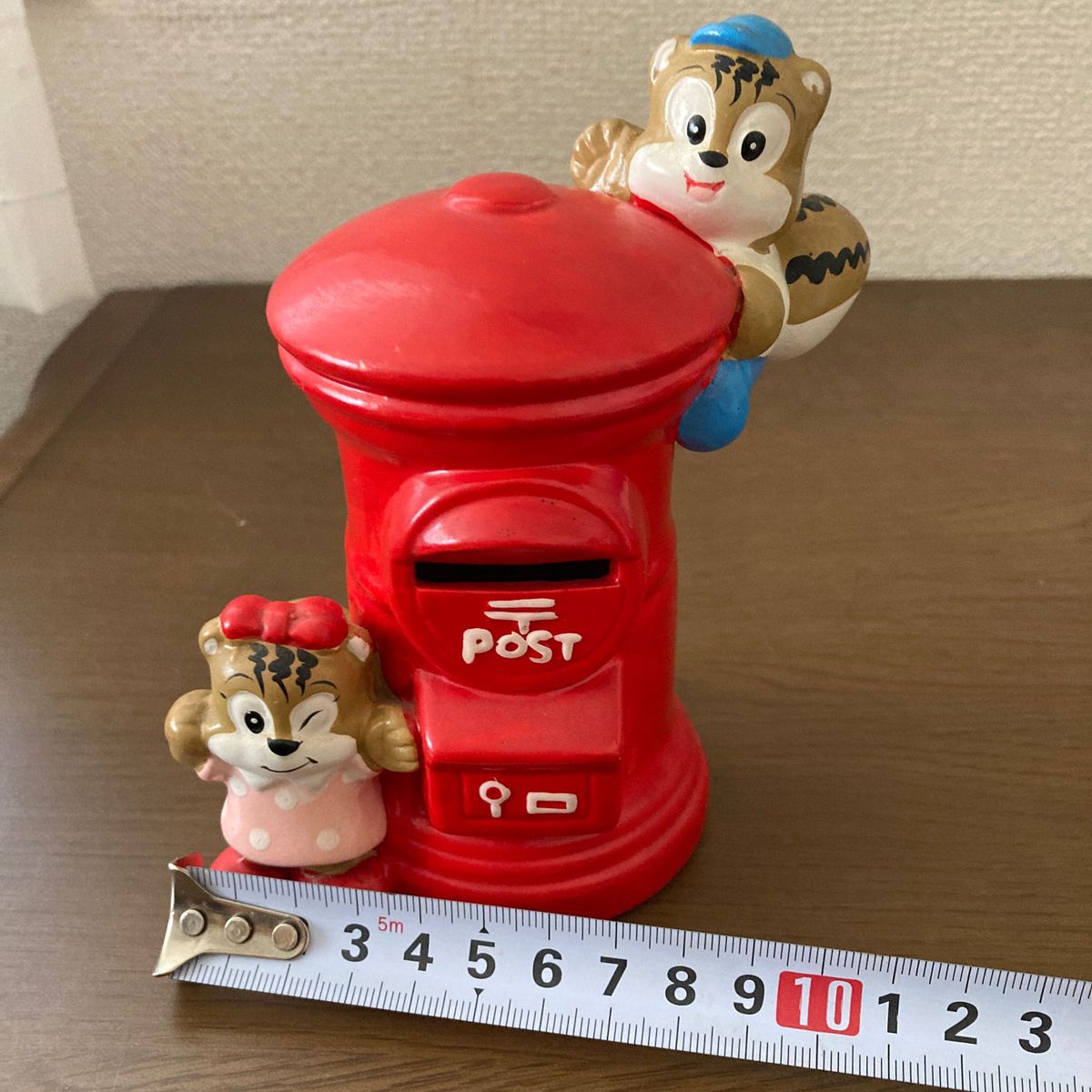 昭和レトロ レア ゆうちゃん あいちゃん 郵便ポスト型 貯金箱 昭和レトロ レア ゆうちゃん あいちゃん 郵便ポスト型 貯金箱
