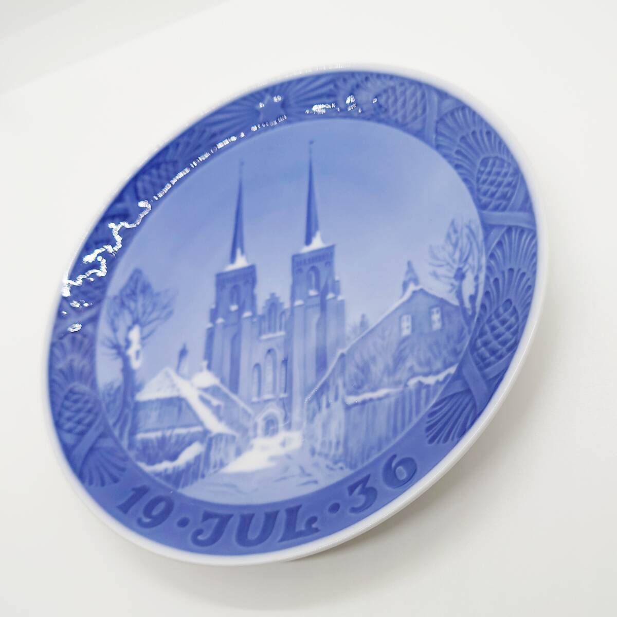 ★状態良好★ ロイヤルコペンハーゲン イヤープレート 1936年 ロスキレ大聖堂 ROYAL COPENHAGEN デンマーク アンティーク お皿 plate_画像2