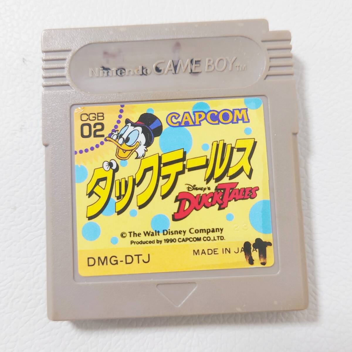 【１円スタート】GB　ゲームボーイ　ソフト　ダックテールス　DUCKTALES　カプコン　ディズニー　ドナルド　初代　中古　落書きあり_画像1