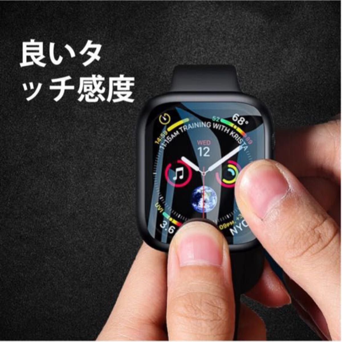 ANYOI 対応 Apple Watch ケース Series SE2/SE/6/5/4 44mm アップルウォッチ ホワイト