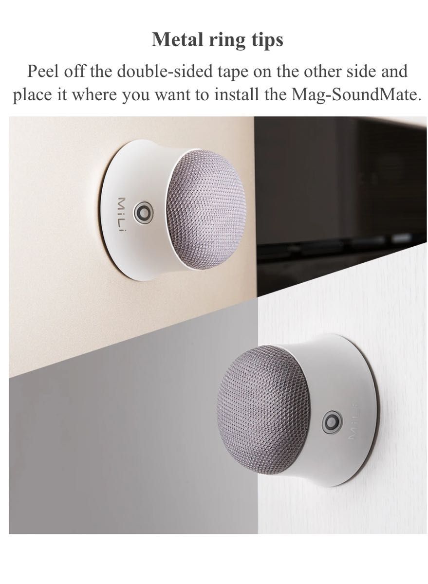 MiLi  Mag SoundMate Bluetooth speaker