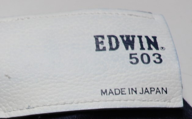 ♂ EDWIN FC503A ▲程度抜群▲濃紺▲春夏用▲W３８の画像9