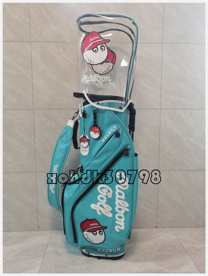 ★★★052 キャディーバック 高級 Golf Club Bag PUレザー ,9型，4.0kg_画像5
