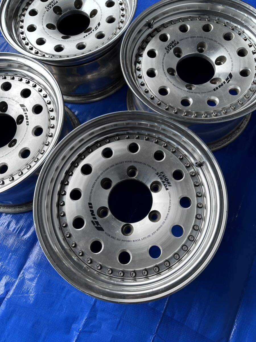 中古 社外 ホイール アルミ 15インチ 6.5J 6穴 4本 139.7 中古 社外 ホイール アルミ 15インチ 6.5J 6穴 4本 139.7