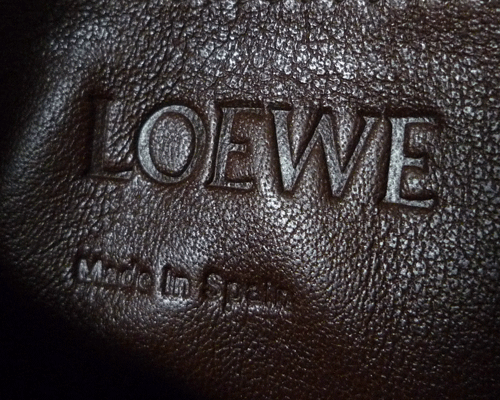  Loewe LOEWE кожа оттенок желтого серый темно-коричневый чехол для проездного билета футляр для визитных карточек футляр для карточек кошелек для мелочи . ячейка для монет 