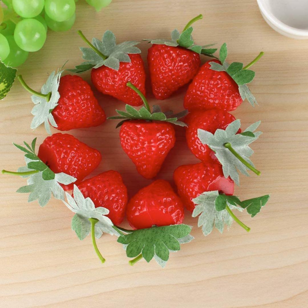 いちご苺食品サンプル果物小フルーツお供え模型オブジェ 50個セット.65.お得_画像6