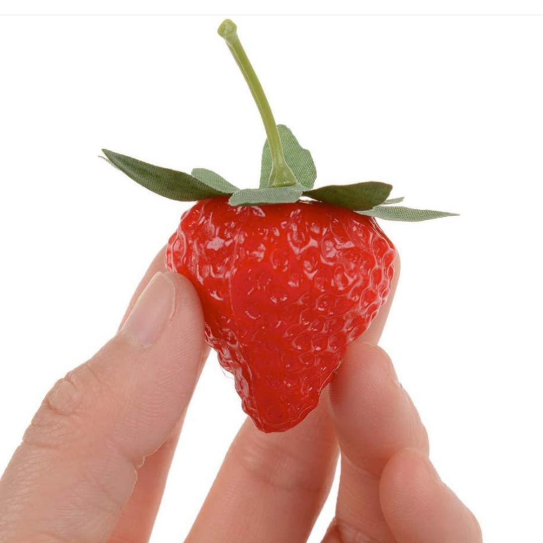 いちご苺食品サンプル果物小フルーツお供え模型オブジェ 50個セット.65.お得_画像7