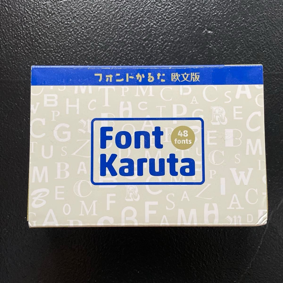 Font Karuta フォントかるた 欧文版 48書体 日本語/English デザイナー　フォント学習　