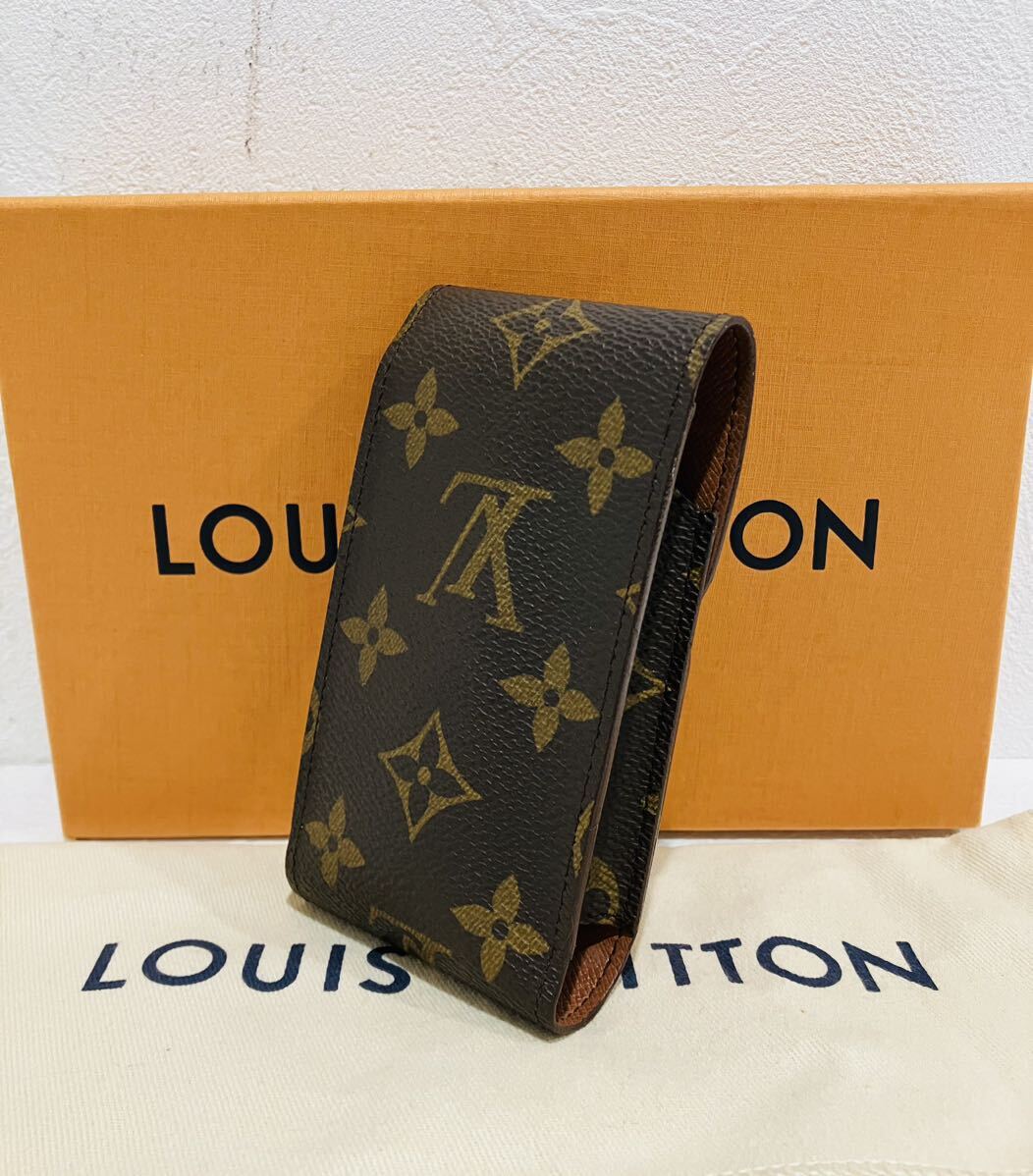 LOUIS VUITTON ★ 新品 未使用 ルイヴィトン モノグラム シガレットケース タバコケースの画像3