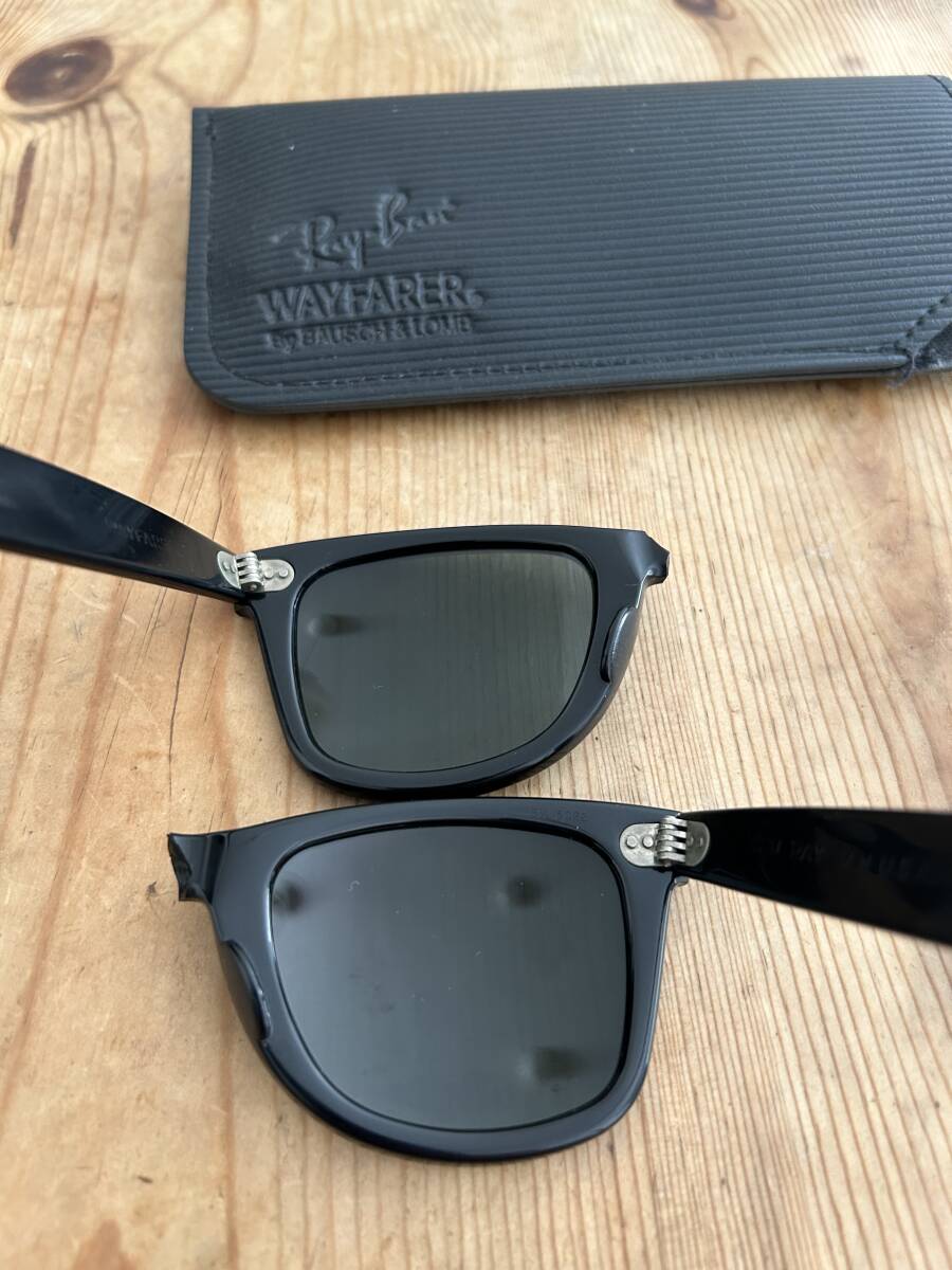 ジャンク B&L RayBan レイバン ウェイファーラー ボシュロム社 WAYFARER サングラス_画像3