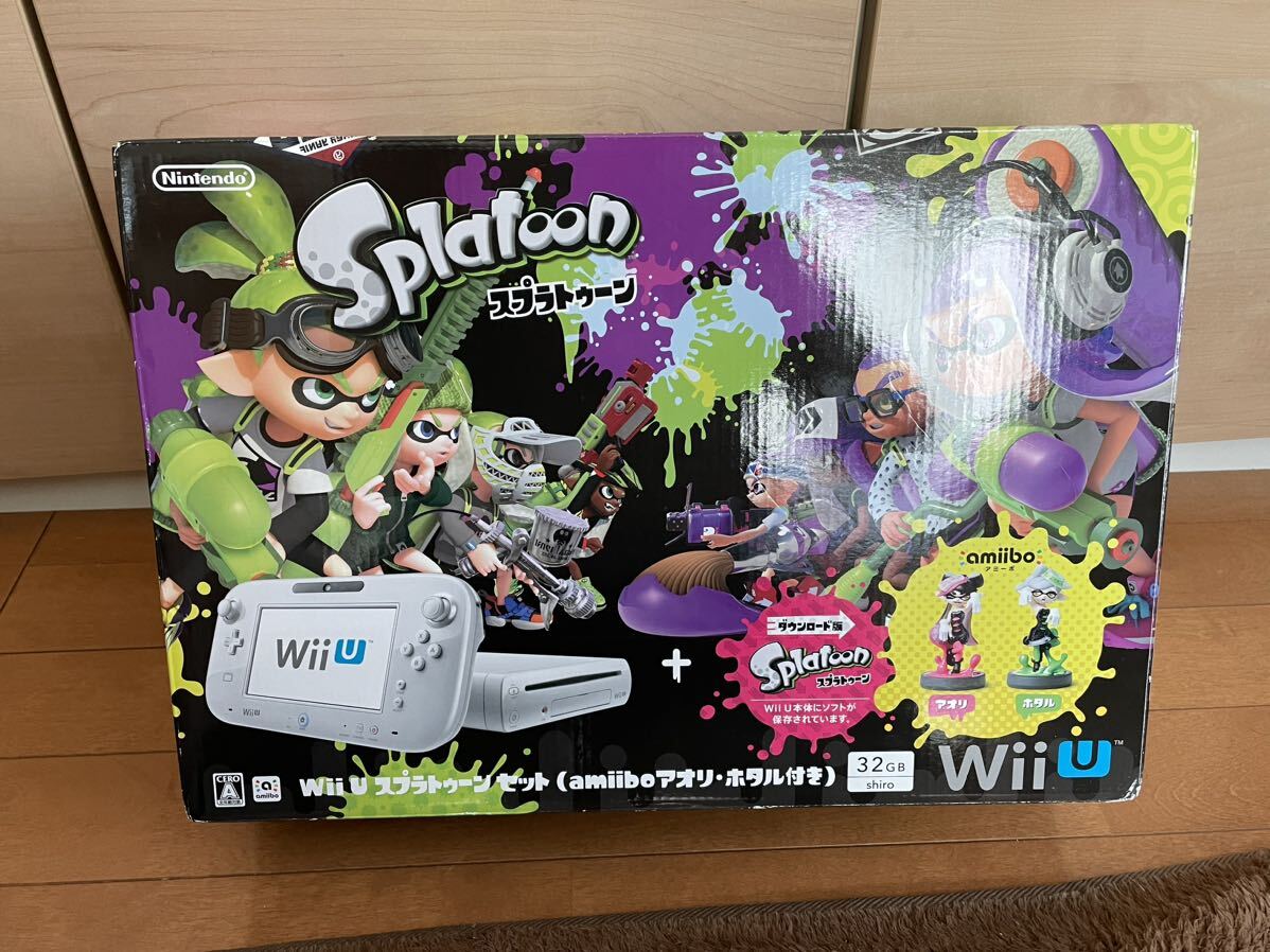 WiiU スプラトゥーンセット(amiibo アオリ・ホタル付き)