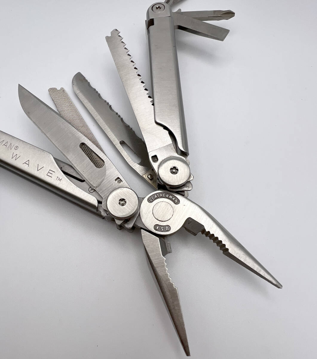 LEATHERMAN WAVE レザーマン マルチツール ツールナイフ マルチプライヤー 【中古品】_画像4