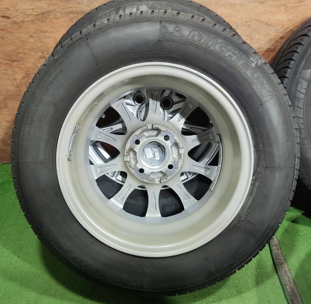 175/70R14 MICHELIN ENERGY SAVER【2019年】(社外アルミホイール) 14X5.5J ET45 4H/100 4本セット！の画像6