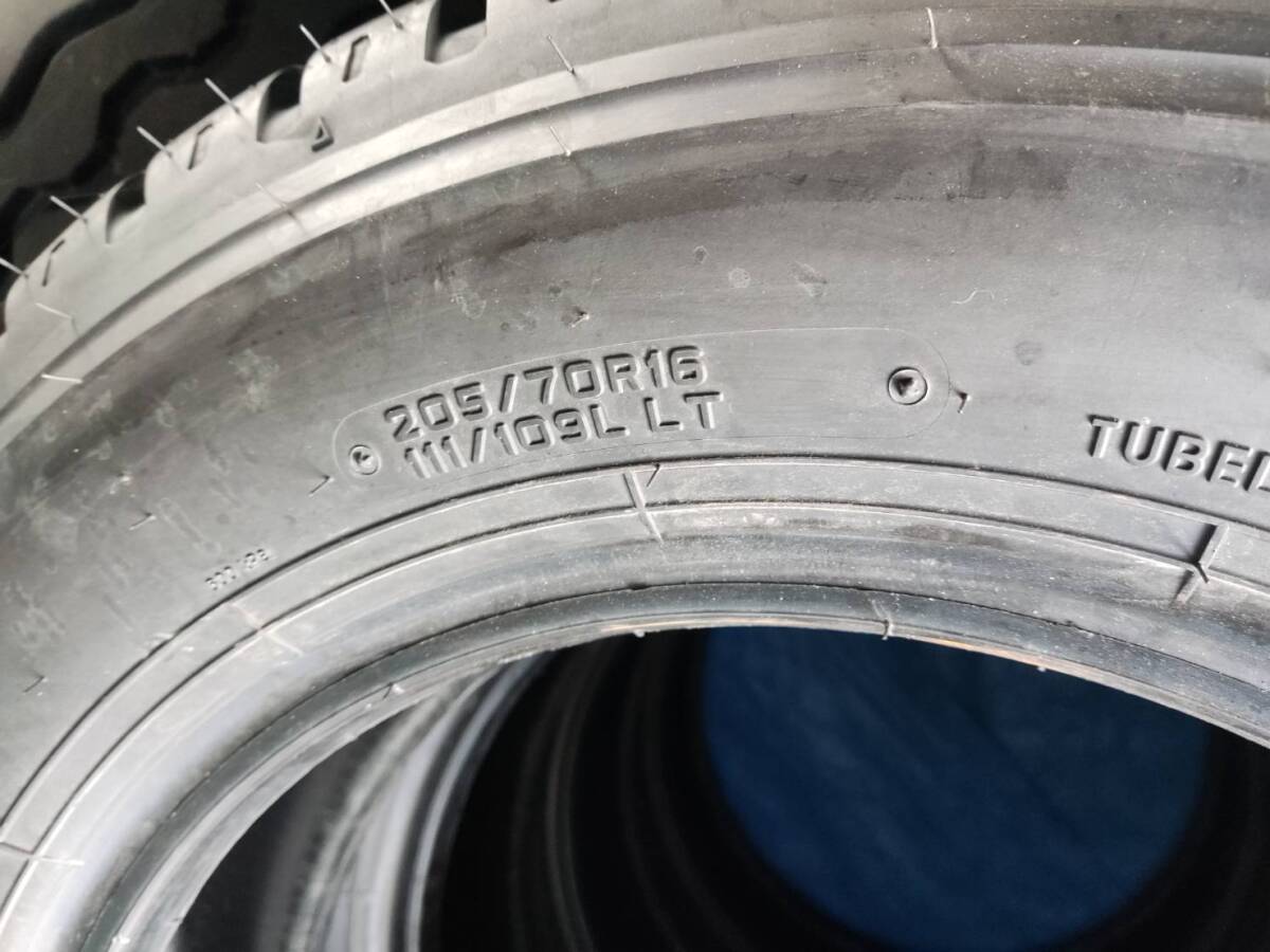 ★新車外し！★ 205/70R16 (111/109L LT) DUNLOP SP485【2023年】6本セット！(6S-127-LT)_画像3