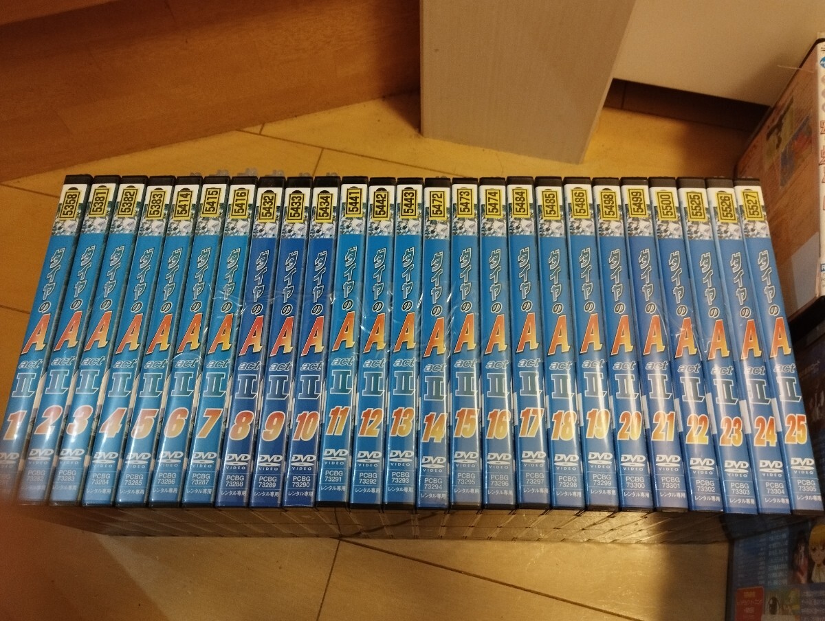 中古DVD: ダイヤのA　act2 actⅡ　全25巻　レンタル版+_画像1