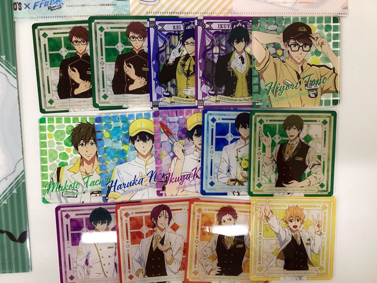 【現状】Free!×ココス グッズ まとめ売り クリアファイル アクリルコースター_画像8