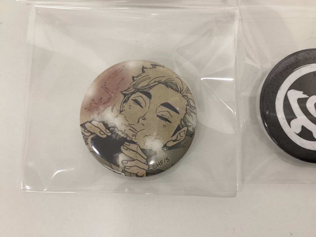 [ present condition ] Haikyu!!!! rice ball onigiri .. T-shirt goods Special made can badge 4 piece set can badge only / north confidence .....