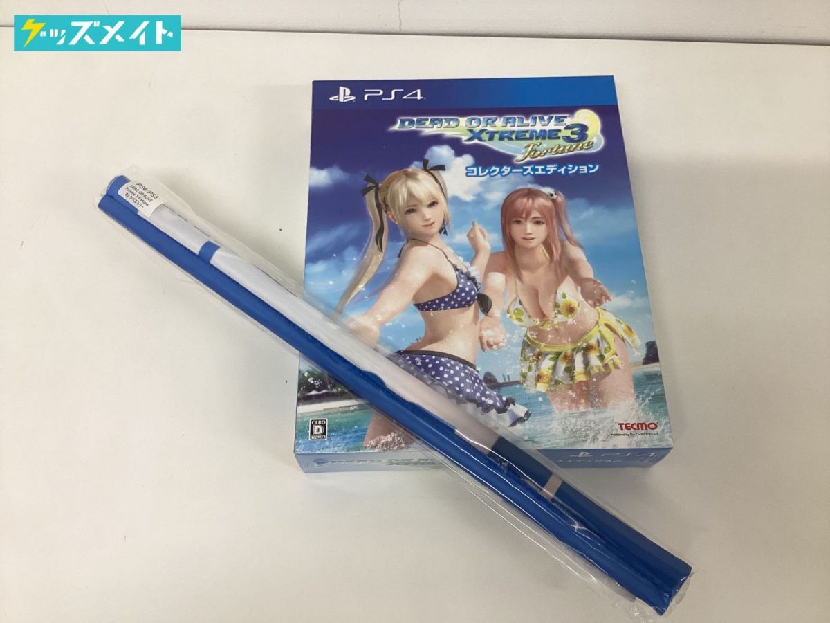 [ unopened ]PS4 game soft DEAD OR ALIVE Xtreme 3 Fortune limitation version Sofmap privilege Marie * rose B2 tapestry attaching / DOA