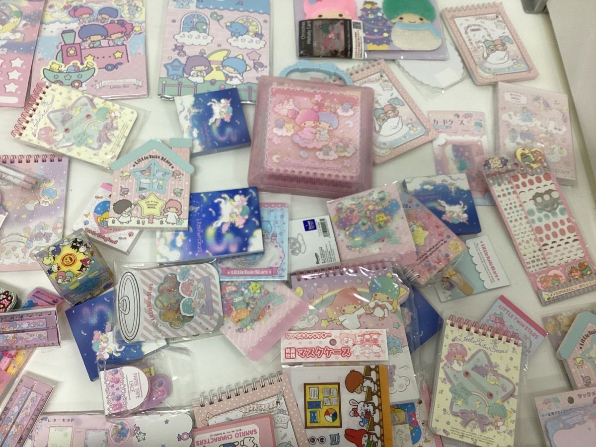 [ present condition ] Sanrio goods Cara dividing ki Kirara stationery set sale B ruler pencil memo pad other 