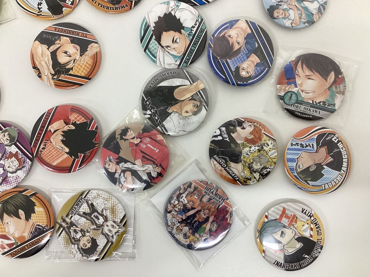 [ present condition ] Haikyu!!!! goods collection can badge other set sale . river .. mountain . male . nail grinding black tail iron . Yamaguchi . other 