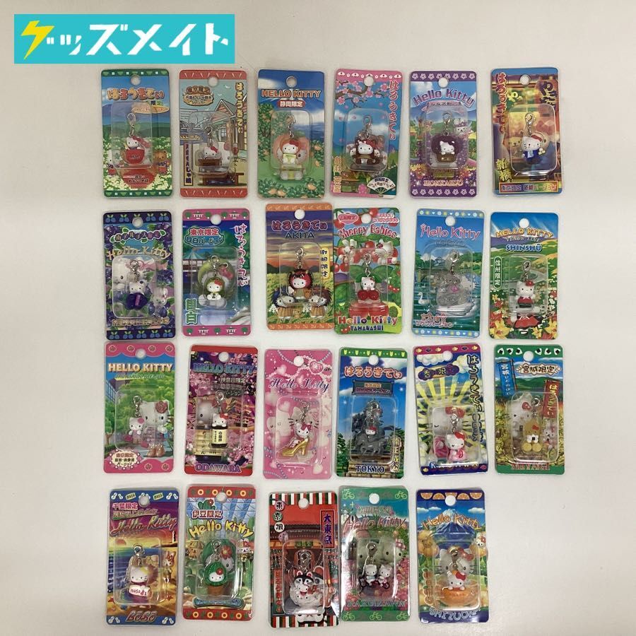 [ present condition ] Sanrio . present ground Hello Kitty strap set sale J / Sanrio