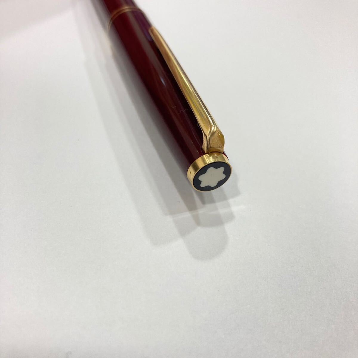 1円〜 中古品 MONTBLANC モンブラン 万年筆 ボルドー ペン先 ゴールド カラー 筆記用具 文房具_画像7