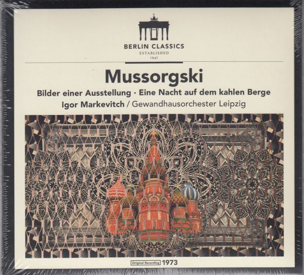 [CD/Berlin Classics]ムソルグスキー[ラヴェル編]:組曲「展覧会の絵」他/I.マルケヴィチ&ライプツィヒ・ゲヴァントハウス管弦楽団_画像1