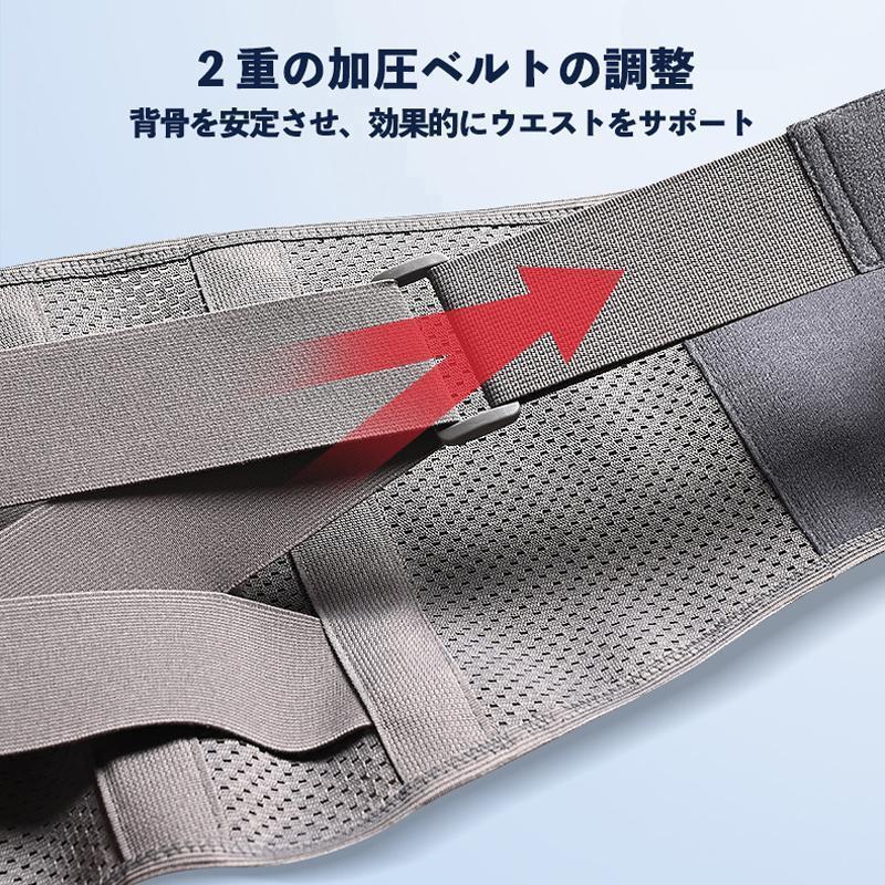 コルセット 3種パッド付き Mサイズ #F36# 腰ベルト 腰用 サポートベルト