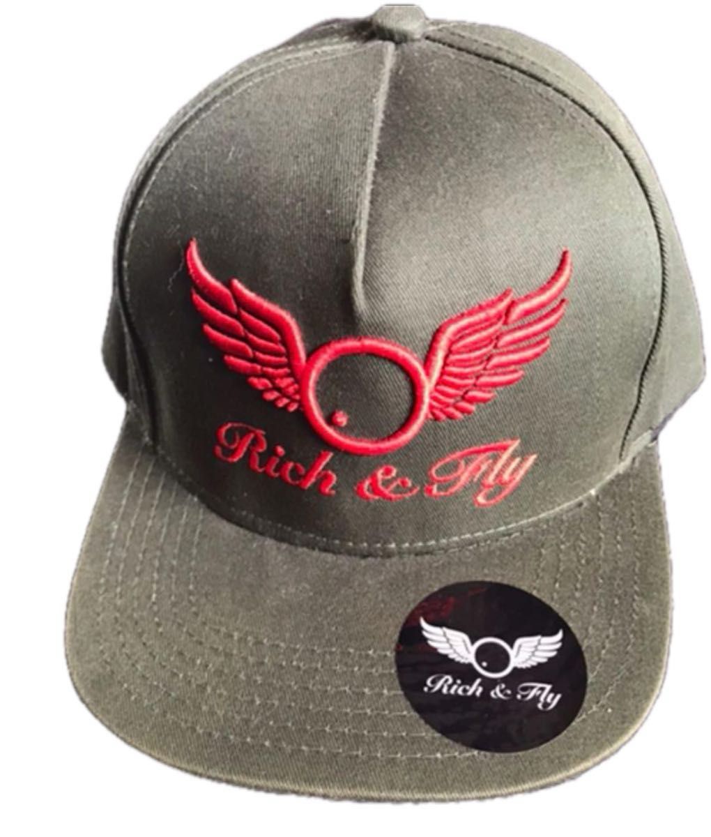 【RICH&FLYキャップ】帽子　クールグリーン 