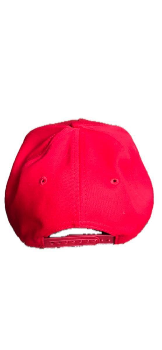 【RICH&FLY帽子】キャップ　赤×ブラック