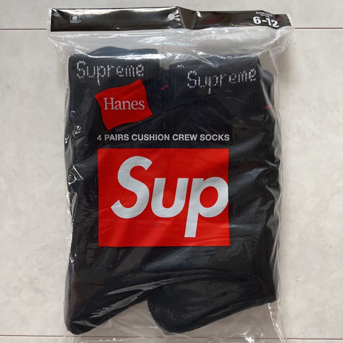 Supreme Hanes Crew Sock