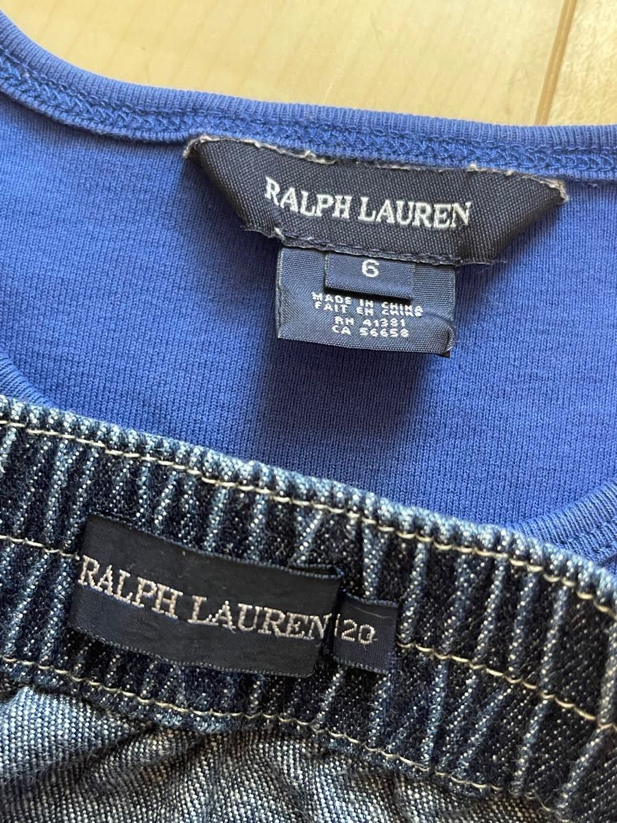 ラルフローレン RALPH LAUREN Tシャツ パン 上下 2点セット 120 美品