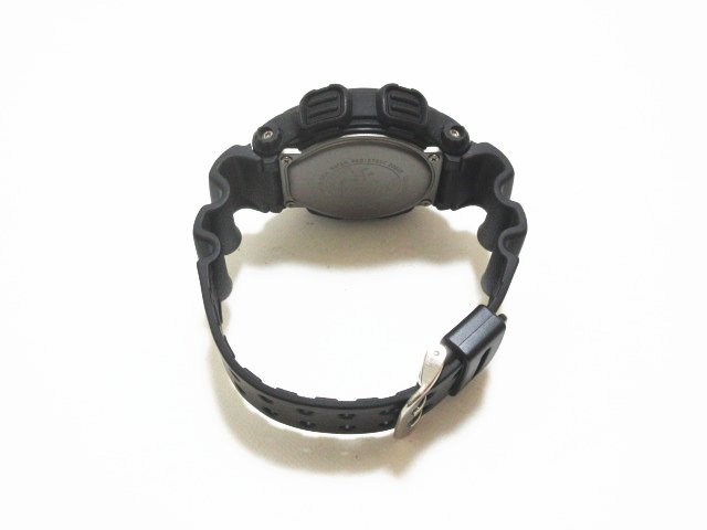 XB113◇カシオ G-SHOCK マッドマン クォーツ メンズ腕時計 DW-8400 デジタル ブラック 灰文字盤 防水 ケース付 / 超美品 / 現状渡しの画像3