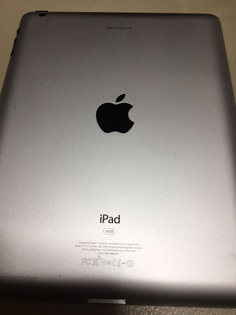 Apple iPad 第3世代 A1416 16GB ゴーストタッチ 現状品の画像4