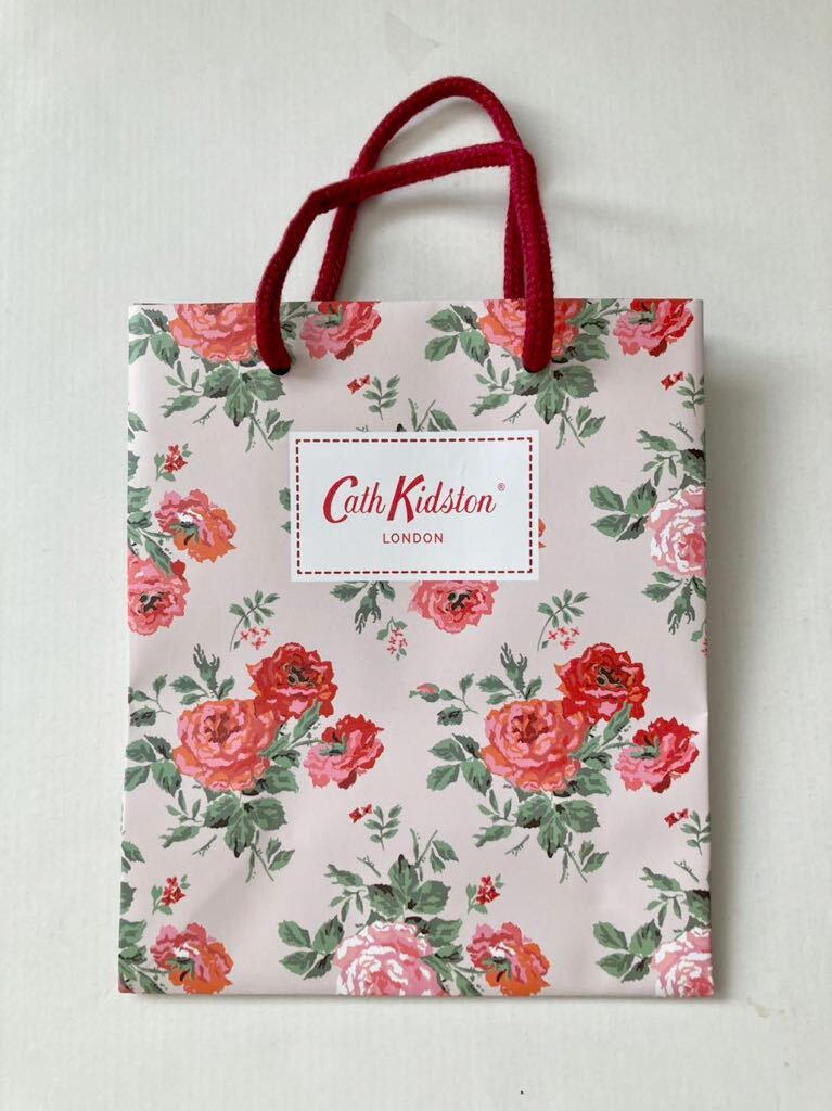 【Cath Kidstonキャスキッドソン】紙袋　花柄　バラ_画像1