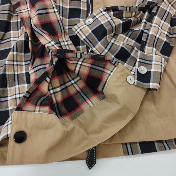 E214 [人気] BURBERRY LONDON ENGLAND カラーブロックチェックシャツジャケット 180/92A マルチカラー ノバチェック | P★の画像6