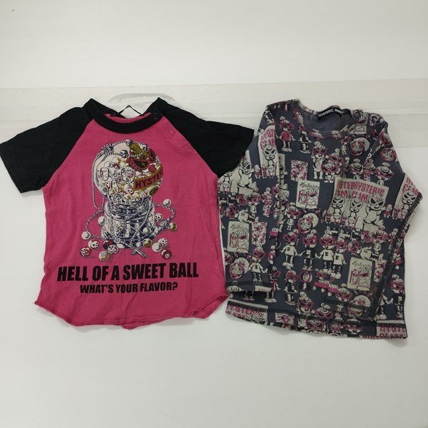 E415b [セット] HYSTERIC MINI ヒステリックミニ Tシャツ ロンT他 80 70 キッズ 男の子 女の子 ヒスミニ 計7点 | トップス N_画像4