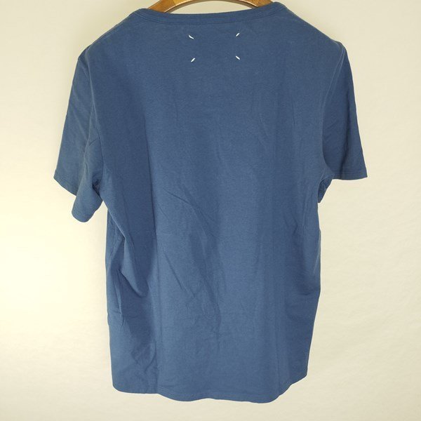 N294a [春夏][人気] Maison Martin Margiela メゾンマルタンマルジェラ Tシャツ 46 ブルー 半袖 JEAN ROLAND | トップス N_画像2