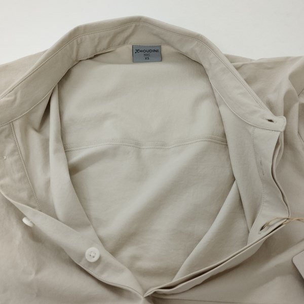 N361a [美品] HOUDINI フーディニ Cosmo Shirt XS ベージュ コスモシャツ 半袖 プルオーバー 2387241910 | トップス K