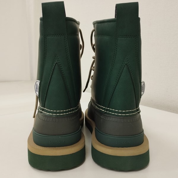 N182 [美品] SUICOKE スイコック ブーツ 27cm グリーン 防水 撥水 ALAL-wpab | K★_画像7