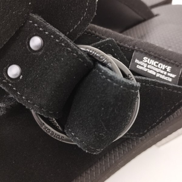 N175 [美品] SUICOKE スイコック サンダル 28cm ブラック LEMI-Sab | K★_画像7