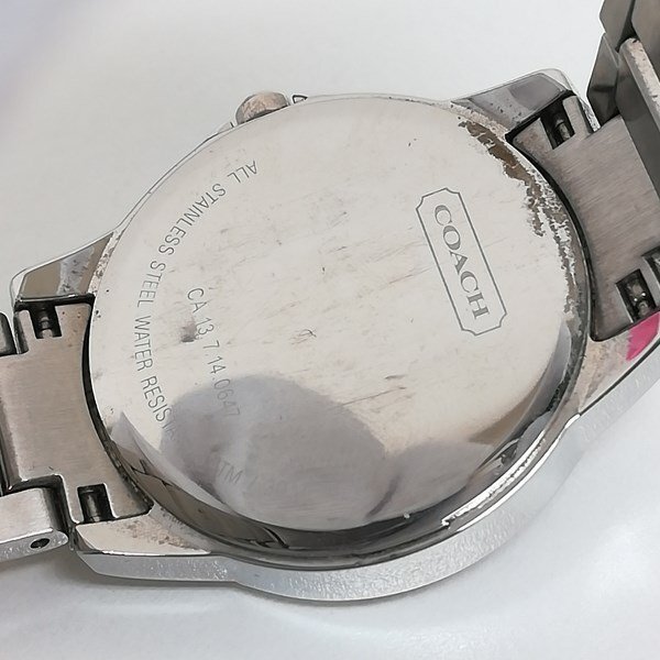 B707a [人気] COACH コーチ 腕時計 シルバー レディース CA-13.7.14.0647 クォーツ | ファッション小物 Gの画像3