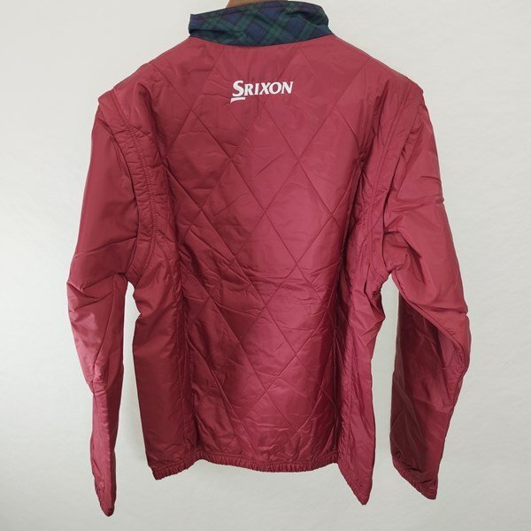 N430b [ unused goods ] XXIO XXIO quilting blouson LL red SRIXON 2WAY Zip up sleeve removed XMW5610P | outer G