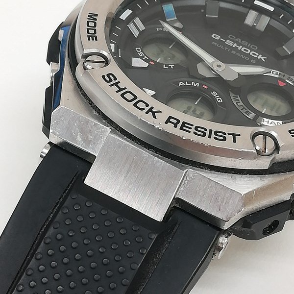 B700a [動作品] CASIO カシオ G-SHOCK 腕時計 シルバー×ブラック GST-W110-1JF G-STEEL | ファッション小物 Nの画像6