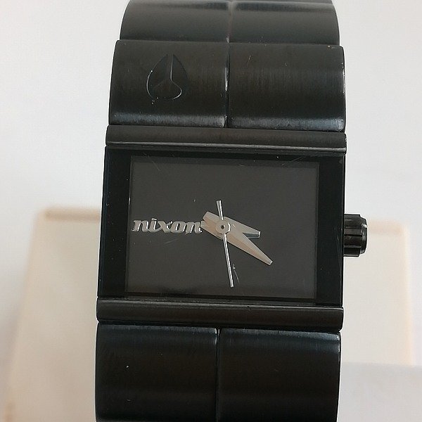 N632a [セット] NIXON ニクソン 腕時計 ブラック CHRONICLE SS A190 クォーツ | ファッション小物 Gの画像5